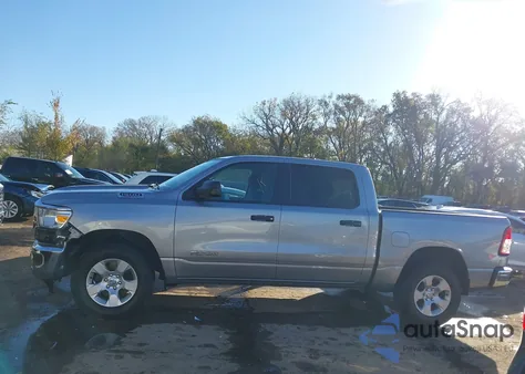 2021 Ram 1500 Tradesman 4X4 5'7 Box z USA, uszkodzony, nr VIN 1C6SRFGT9MN834639